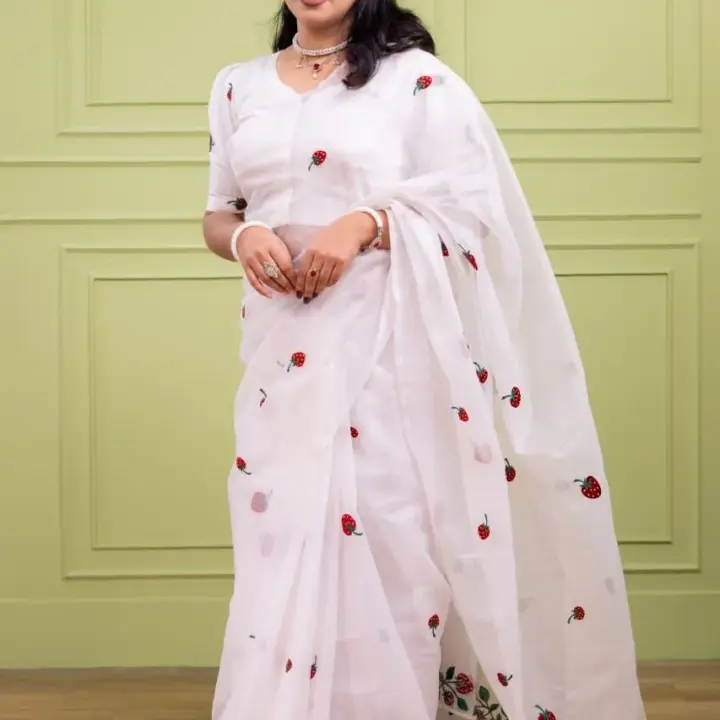 Strawberry Saree
